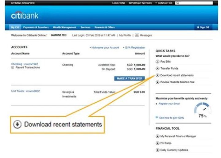 Citibank E Statement - How To Discuss